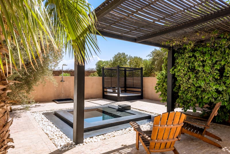 Piscine privatisée chambre Marrakech