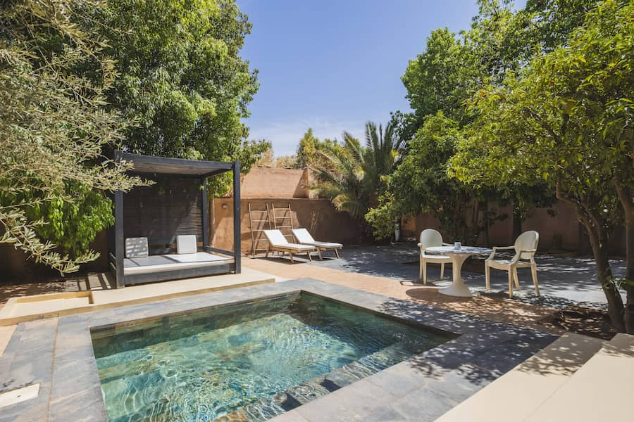 Piscine privée chambre Marrakech